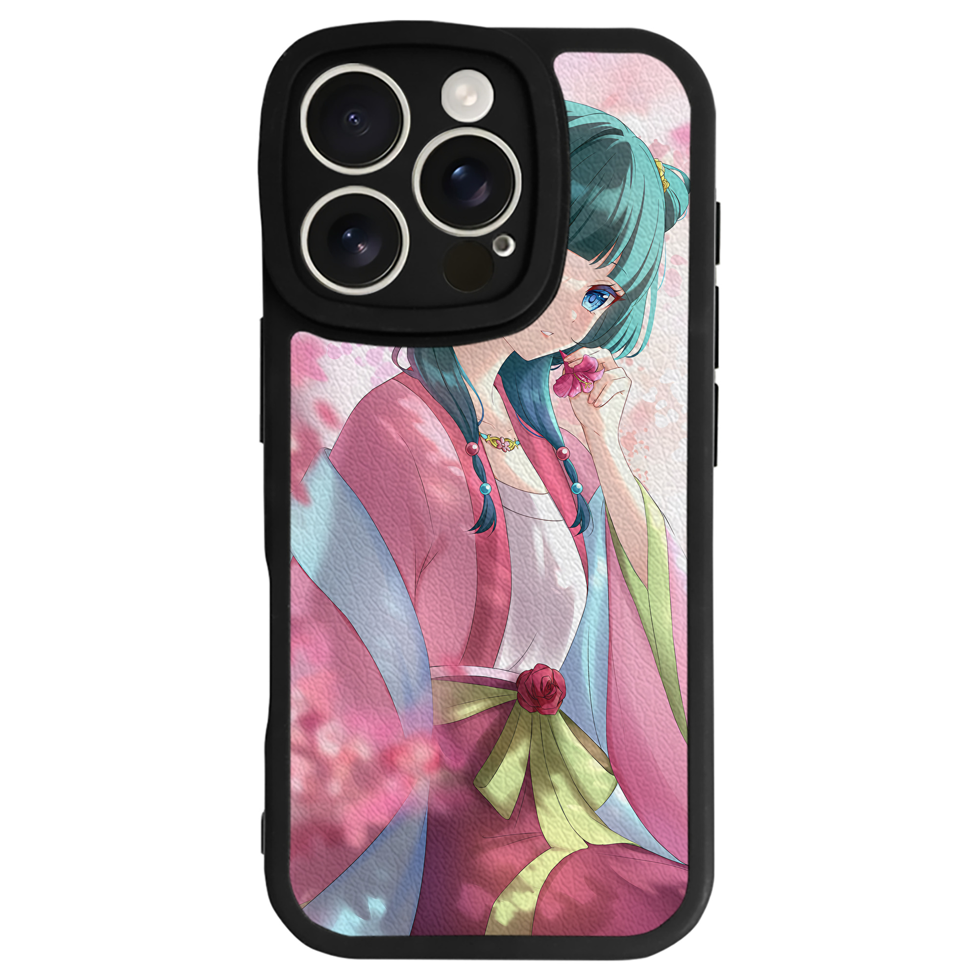 （画像用） 薬屋のひとりごと The Apothecary Diaries 【iPhone 16シリーズ対応】シリコンスマホケース（レザー調） 材質：シリコン